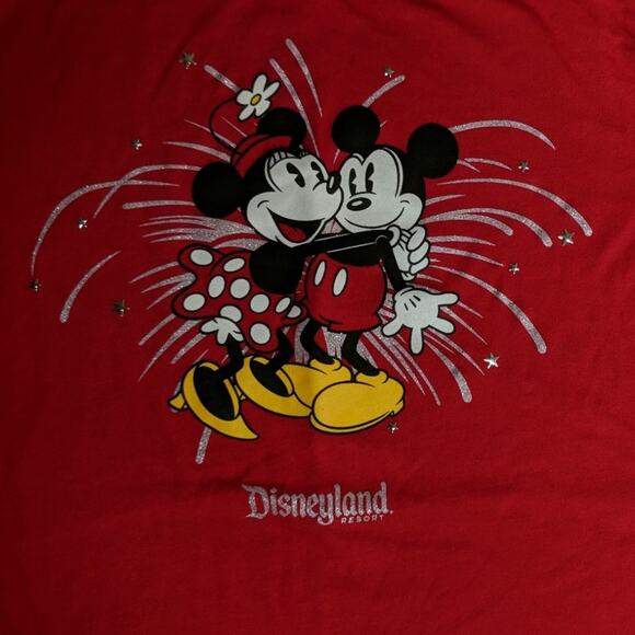 Disney Parks Disneyland Mickey and Minnie Tee - Size M - EUC - Picture 1 of 6